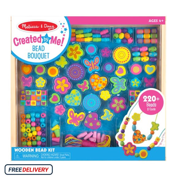 Created by Me! Bead Bouquet Wooden Bead Kit| Kids Toys - Picture 3 of 8